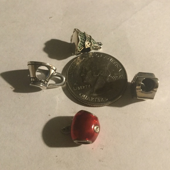 AUCTION PRICE👩🏻‍⚖️ Apple Charm Bead 925 - Picture 4 of 4